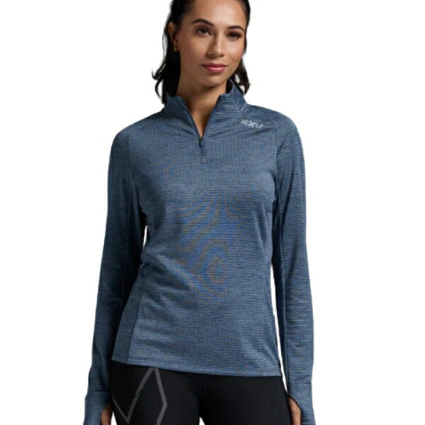 2XU（ツータイムズユー）　Wsイグニション1／4ジップシャツ　WR6834A-INDHAF　レディスランニングウェア