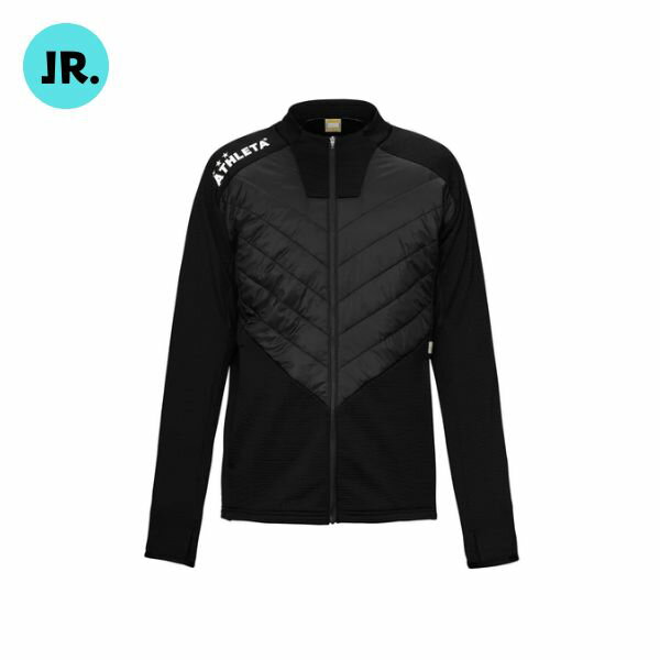 アスレタ ATHLETA　Jr グリッド起毛パディングTRジャケット25f　04175J-BLK　サッカー/フットサル　ジ..
