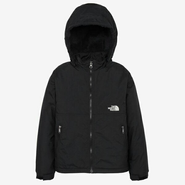 ザ・ノース・フェイス　コンパクトノマドジャケット（キッズ）　NPJ72551-K　裏フリースジャケット