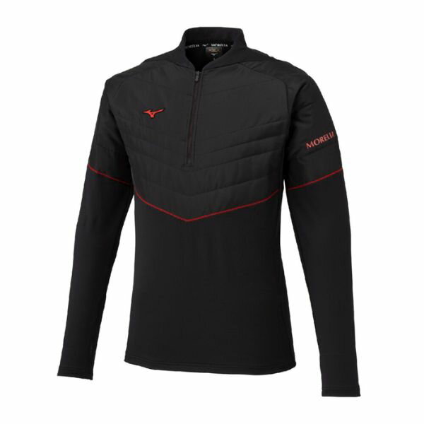 ミズノ MIZUNO　ハイブリッドトレーニングトップ　P2MEC50309　サッカートレーニングウェア(発熱機能)..