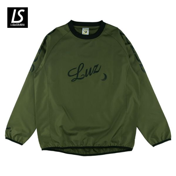 ルースイソンブラ LUZeSOMBRA プルオーバーピステシャツ L1232108-042 フットサル/サッカーウェア(撥水/長袖) カーキグリーン