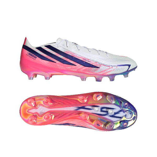 アディダス adidas F50 HYPERFAST(ハイパーファスト) ELITE AG / 人工芝用 KJ6089 サッカースパイク　ホワイト／ソーラーパープル／ソーラーターボ