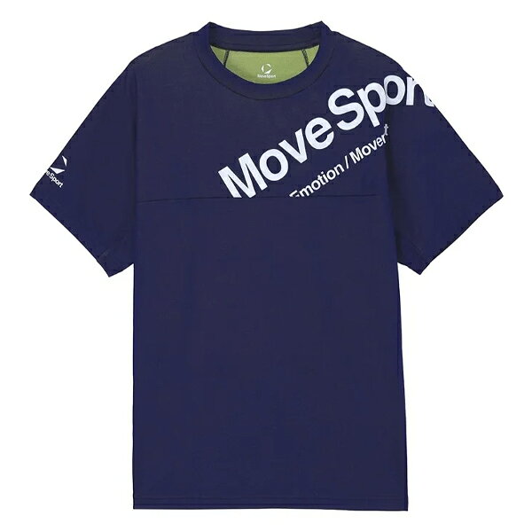 メール便配送可　MoveSport（ムーブスポーツ）　ショートスリーブシャツ　ST6FHT03M-BL00　半袖Tシャツ　スポーツウェア
