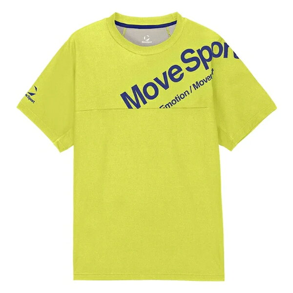 メール便配送可　MoveSport（ムーブスポーツ）　ショートスリーブシャツ　ST6FHT03M-YL00　半袖Tシャツ　スポーツウェア