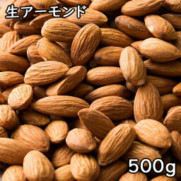 生アーモンド (500g) アメリカ産 【メール便対応/1kgまで】