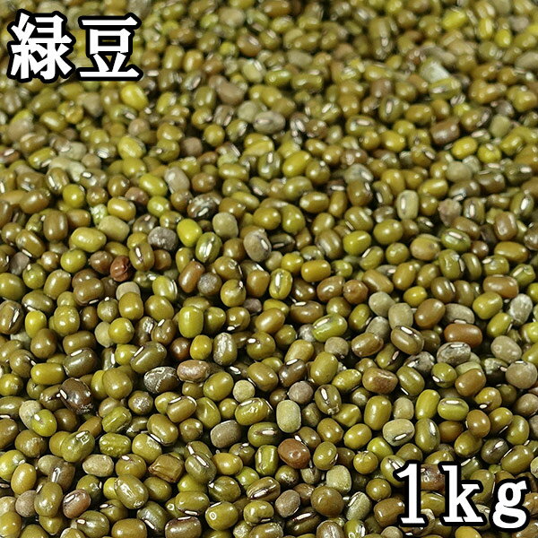 緑豆 (1kg) 中国産 【メール便対応/1kg