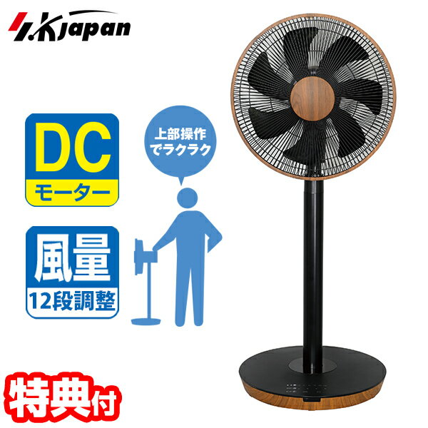 【選ぶ景品付き】 SKJ フルリモコン式DC扇風機 SKJ-KT30FSF(DM) DCモーター搭載 節電扇風機 扇風機 オフタイマー フルリモコン 低騒音 省エネ扇風機 エコ扇風機 左右首振り オフタイマー スリープモード 節電 ファン DC扇風機 SKジャパン kt30fsf[6月上旬入荷予定]