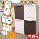 《2000円クーポン配布中》artplast ラタン調 ダストボックス W34 TAN-7005-34(WH) TAN-7005-34(BR) ゴミ箱 ゴミステーション ごみ箱 収納 縦積み 連結 壁固定 透湿 防臭 物入れ 簡単組み立て フック式モジュール モジュール構造 省スペース 簡単組み立て ARTPLAST R34