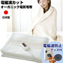 「電磁波防止グッズ」 電磁波カット オーガニック電気毛布 掛け敷き両用 送料無料 ZB-OC101SGT 電気敷き掛け毛布 電磁波99％カット 電磁波防止電気毛布 電磁波カット電気毛布 オーガニックコットン毛 電気毛布 綿毛布 子供 赤ちゃん 大人 掛け敷き毛布 電気ヒーター