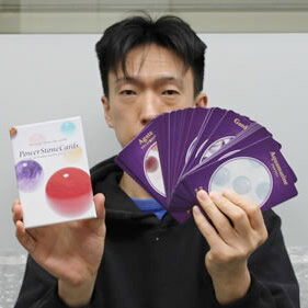 2特典【お米+ポイント】 パワーストーンカード 天然石のメッセージがわかる ストーンカード パワーストーンの名前と写真のついた33枚のカードと説明書入 オラクルカード タロットカード 占いカードのサムネイル