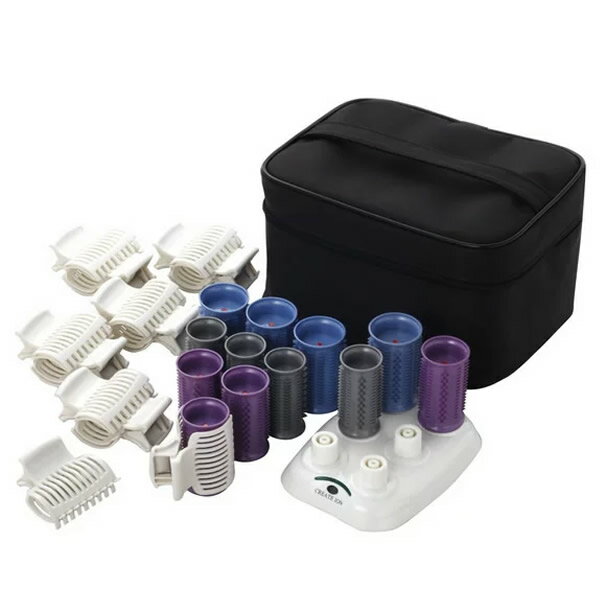 マツカメショッピング 扇風機で買える「3特典【送料無料+お米+ポイント】 クレイツイオン イオンホットカーラー CIH-W06 ソフトケース付きモデル 海外対応 ホットカーラーセット 35mm・30mm・25mmの3種類のカーラーのセット CIHW06 CREATE ION」の画像です。価格は11,000円になります。