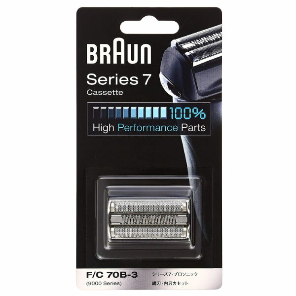 【5/15限定2人に1人最大100%P付与】ブラウン シェーバー替刃 F/C70B-3 黒 BRAUN 網刃・内刃 コンビパック F/C 70B 3 ※F/C70S-3 の新製品です ブラウン電動シェーバー 替え刃 シリーズ7 プロソニック 対応替え刃 790cc-7LDE 790dd-5LDE 740s-