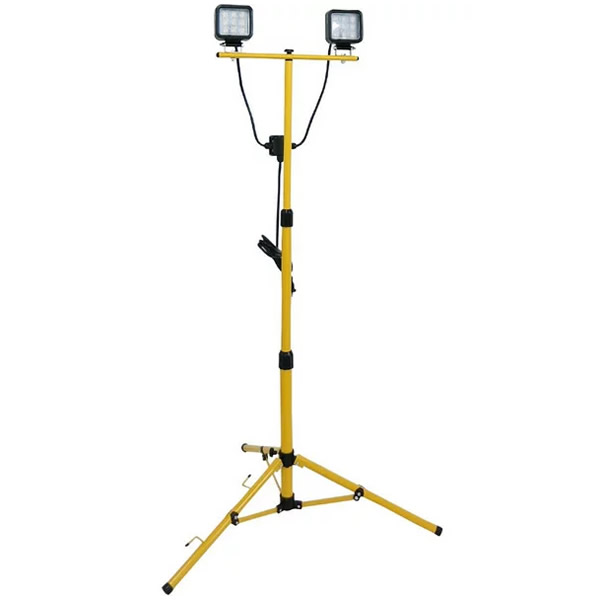 【12/1限定2人に1人最大100%P】鯛勝 TKS-182 LED投光器 2灯三脚スタンド式 3特典【送料無料+お米+ポイント】 作業灯 LED投光機 投光器...