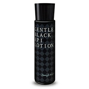 おしゃれなメンズスキンケアセット ジェントルブラックエピローション GENTLE BLACK EPI LOTION 100ml スキンローション メンズスキンケア 肌のお手入れ 毛のお手入れ[2個以上購入で送料無料]