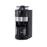 シロカ コーヒーメーカー おしゃれ ブラック 黒 挽きたて 淹れたて 淹れ立て 自宅 家庭 タイマー予約機能 コーヒーメーカー 全自動 おすすめ 本格ミル コーヒーマシン 全自動コーヒーメーカー Scc111 コーヒーミル内臓 タイマー予約機能 豆から挽きたてコーヒー Ocruyo