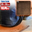 テクノス EC-KZ62H 座布団マットマイヤー 58×58cm TEKNOS ホットマット 電気マット 床暖房機 足温機 テクノヒート使用 ミニカーペット 床暖房 足元カーペット 座布団 椅子 いす イス クッション 床 ECKZ62H 吸湿発熱素材 TEKNOHEAT