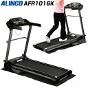 【エントリーで全員10倍】展示品特価 アルインコ ランニングマシン1016 AFR1016 電動ルームランナー ランニングマシン 早歩きマシン 折り畳み式 時速16km ウォーキングマシン コンパクトウォーカー ルームランナー 自宅フィットネス 運動 自宅 ジム ウォーキングマシ