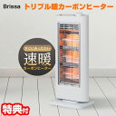【選ぶ景品】 ブリッサ トリプル暖カーボンヒーター BDTM602WH 電気ストーブ 暖房ヒーター 電気暖房機 速暖ヒーター カーボンヒーター トイレヒーター ...