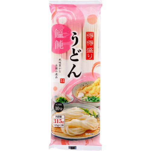 得得盛りうどん 315g 干しうどん 乾