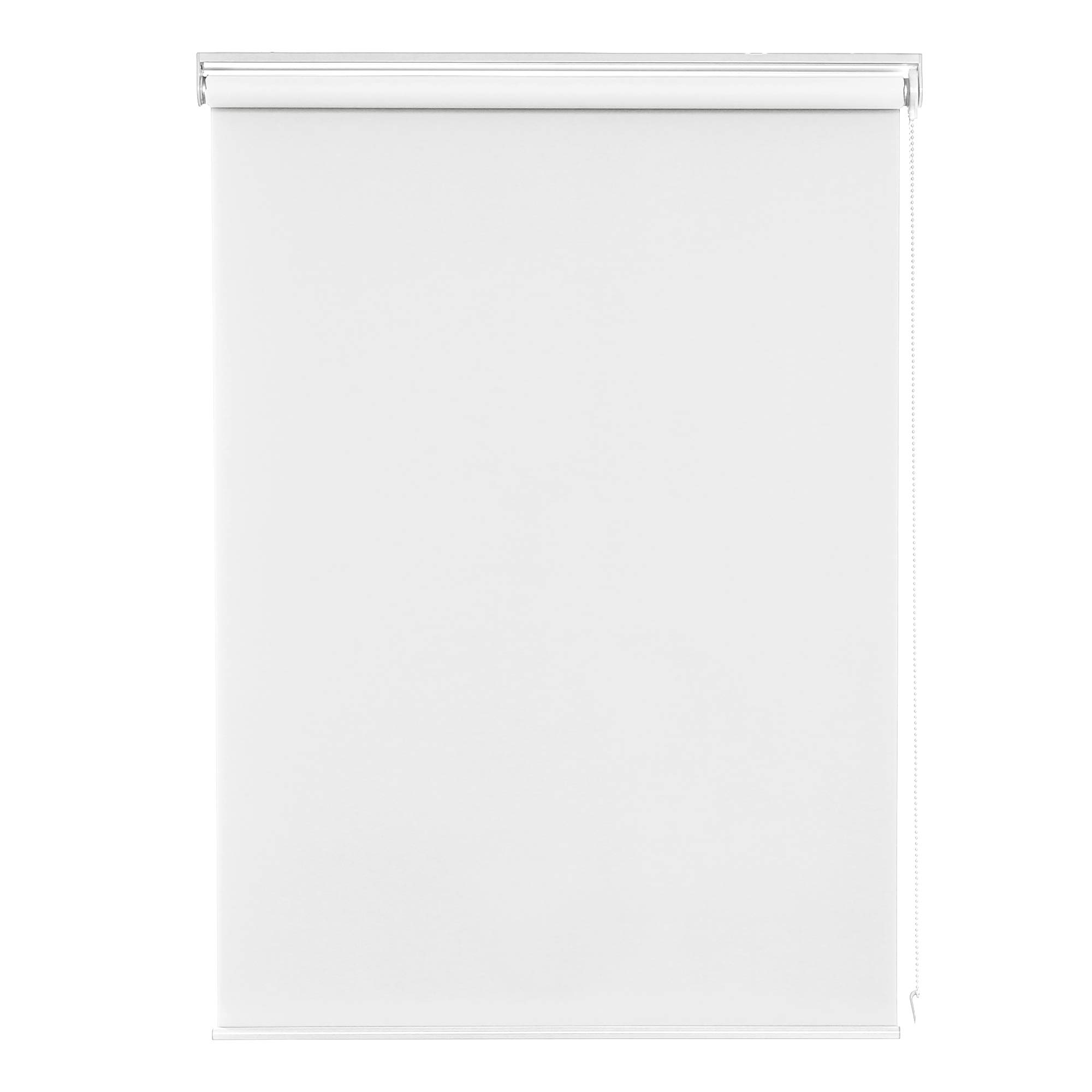 Deconovo ロールスクリーン ロールカーテン 1級遮光 断 熱 遮熱 防音 防寒 UVカット 13サイズ 表裏同色 幅180cm 丈135cm ホワイト