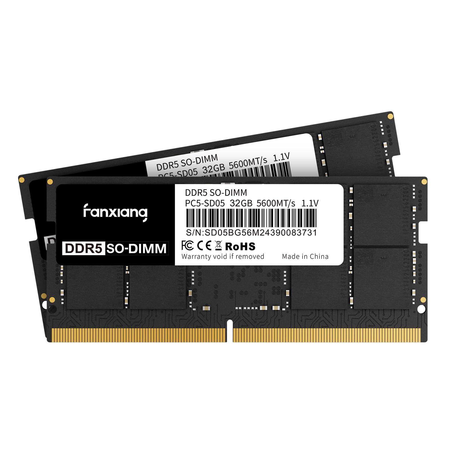 Fanxiang DDR5 64GB(2x32GB)5600MHz RAM ΡPCѥ Ρȥѥѥ Intel AMD...