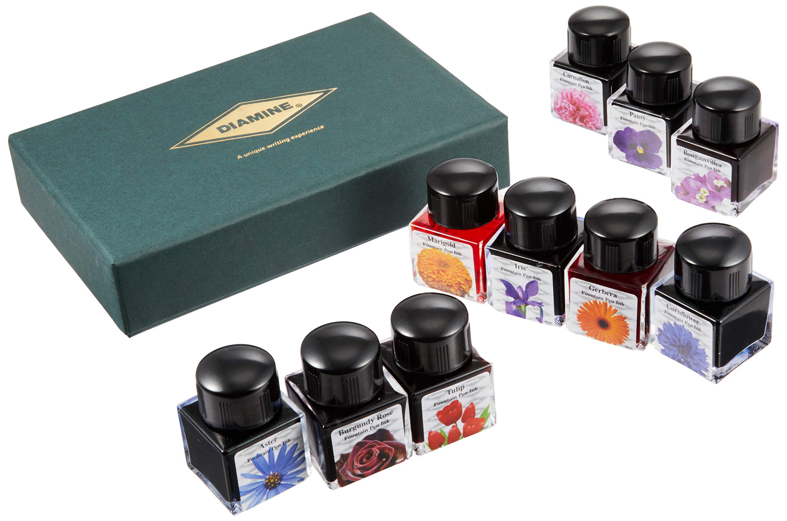 樂天商城 - ダイアミン ボトルインク ミュージックセット 10色入 30ml