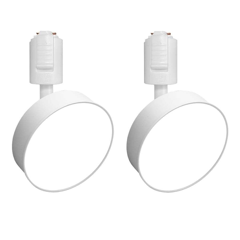 SPAHER ダクトレール用スポットライト 照明 LED 120W相当 取付け簡単 角度調節可能 電球付き 照明器具 植物育成ライト 明るい おしゃれ 天井 玄関 インテリア 12W ホワイト（昼白色 2個セット）