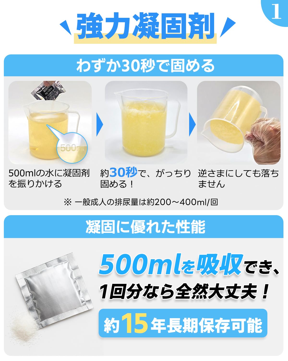 簡易トイレ 120回分 【防災士監修】BESTBAY 非常用トイレ 15年保存 防災グッズ 携帯トイレ 防臭袋 汚物袋 凝固剤 防災トイレ 長期保管 手袋付き 持ち運び易い コンパクト 地震対策 断水対策 災害対策 (120回分) matsukageya-10209538 松陰屋 楽天市場店 サンプル画像3