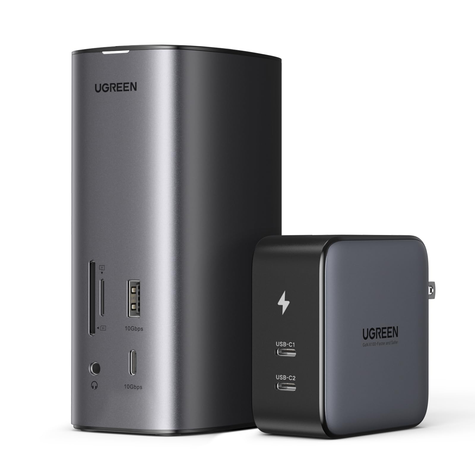 UGREEN Revodok Pro 312 12-in-1 USB Cɥå󥰥ơ 100WGaNŴդ 3Ĳ̳ĥ Ma...
