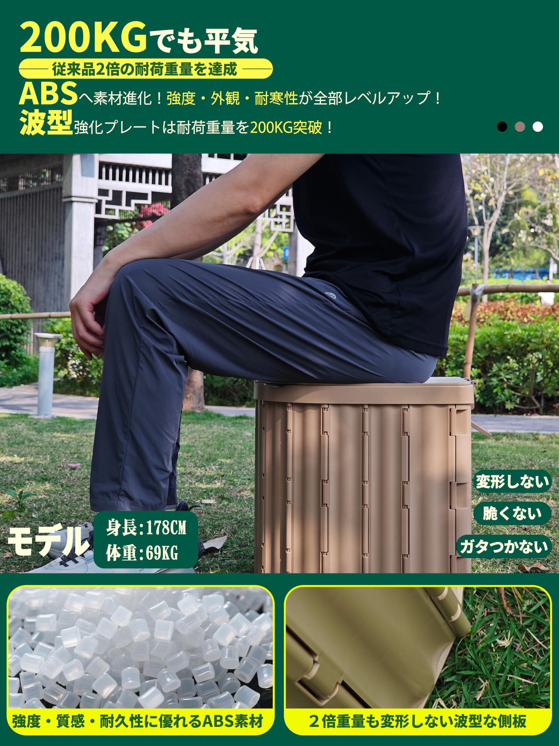 MOARS 簡易トイレ 防災グッズ 耐荷重2倍アップ 200KGまで 家庭トイレと同じ高さ 緊急時も快適に 10年以上保存 折り matsukageya-10208592 松陰屋 楽天市場店 サンプル画像3