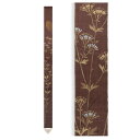 京都洛柿庵 細タペストリー 【 秋の花野 】 ルシエール・ジャパン / 約10×170cm 麻生地 タペストリー 掛け軸 インテリア ディスプレイ 和モダン