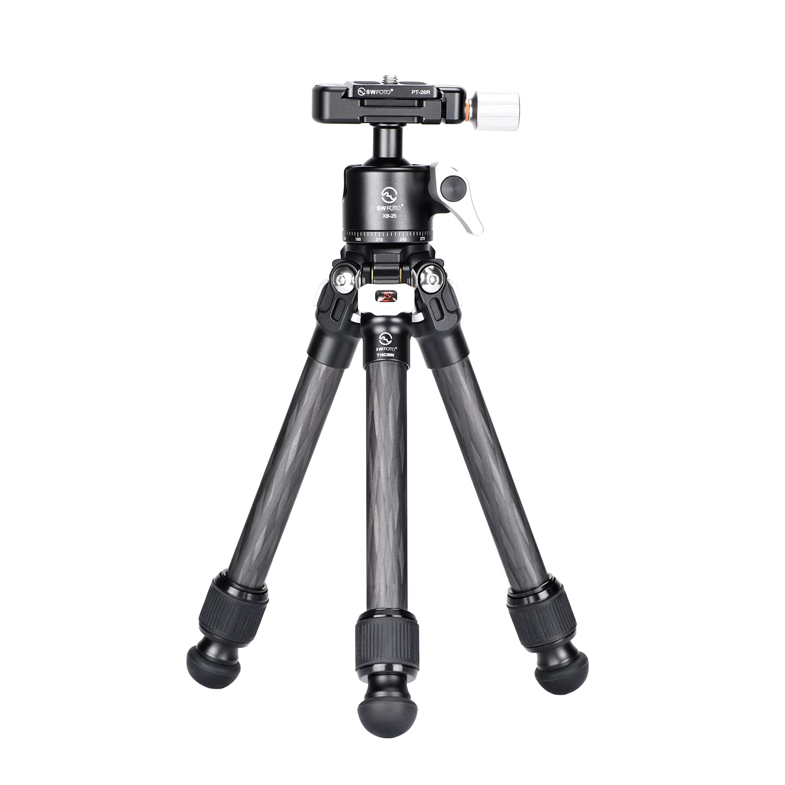 樂天商城 - SWFOTO T16C20NII+XB-25 カーボン ミニ三脚 一眼レフ カメラ卓上三脚
