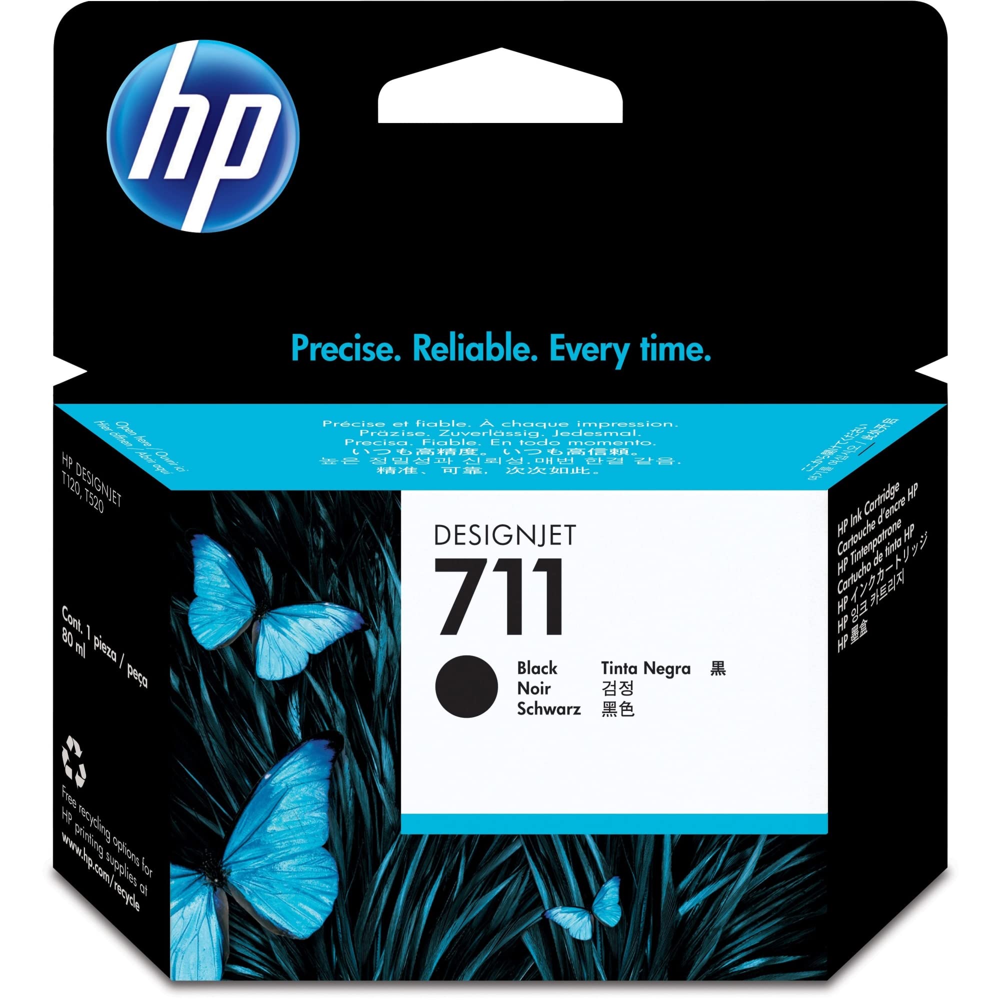 楽天市場】hp hp711 インクカートリッジ 黒の通販