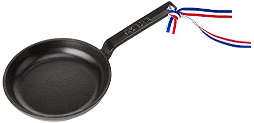 ストウブ Staub ミニフライパン ブラック 12cm 小さい 鋳物 ホーロー スキレット 【日本正規販売品】Frying Pan 40509-529