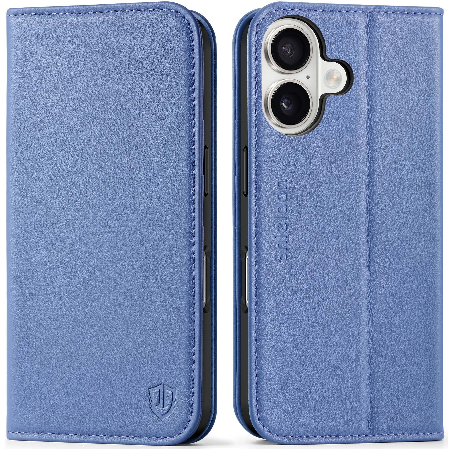 Rakuten - SHIELDON iPhone16 対応ケース 手帳型 本革 あいふぉん16 用 スマホカバー カード収納 横置きスタンド機能 マグネット内蔵 TPU素材 衝撃吸収 [RFIDブロッキング] 全面保護 アイホン 16 対応 スマホケース 2024年発売 6