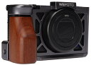 WEPOTO Sony ZV-1用ケージハンドグリップメタル赤檀木材 GP-ZV-1
