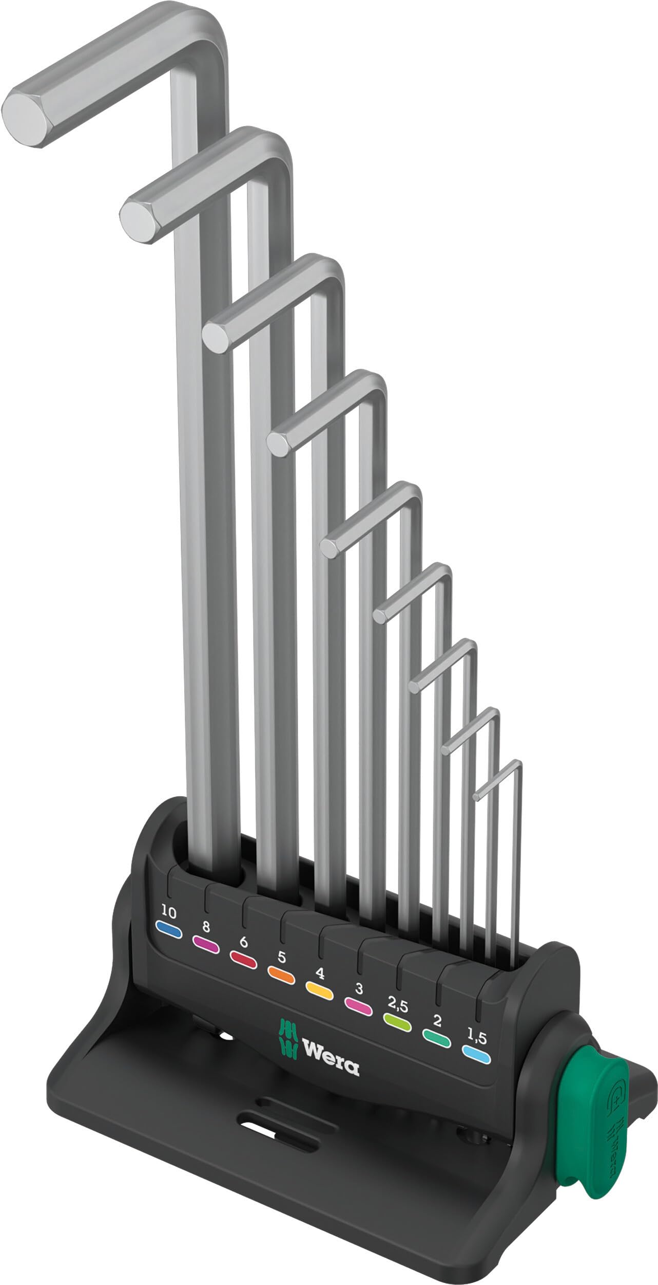 樂天商城 - WERA ヴェラ ボールヘックスプラス L型キーレンチ9本組セット スタンド付き 022102