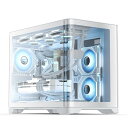 AsiaHorse Micro ATX PCケース ミドルタワー デュ...(3)