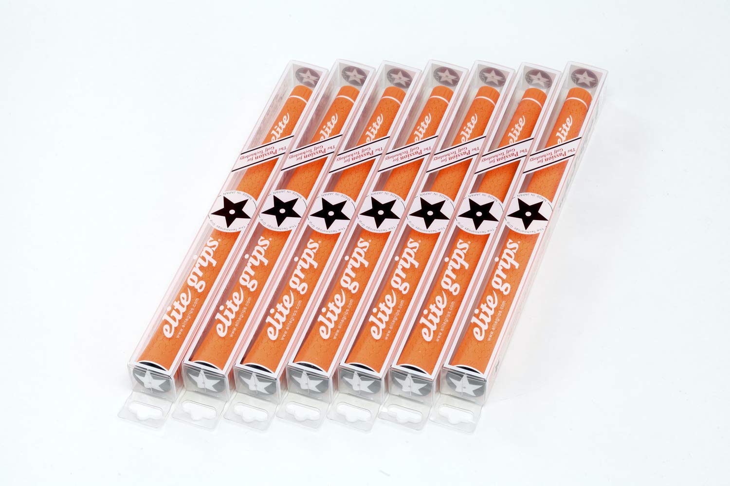 elitegrips (エリートグリップ) ゴルフ グリップ Y360°sXT 7本セット ワイルドオレンジ バックライン無し