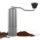 Sunnecko コーヒーミル 手動 手挽き コーヒーグラインダー ステンレス臼 36段階粗さ調整可能 容量25g ブラシ付き アウトドア 持ち運びやすい お手...