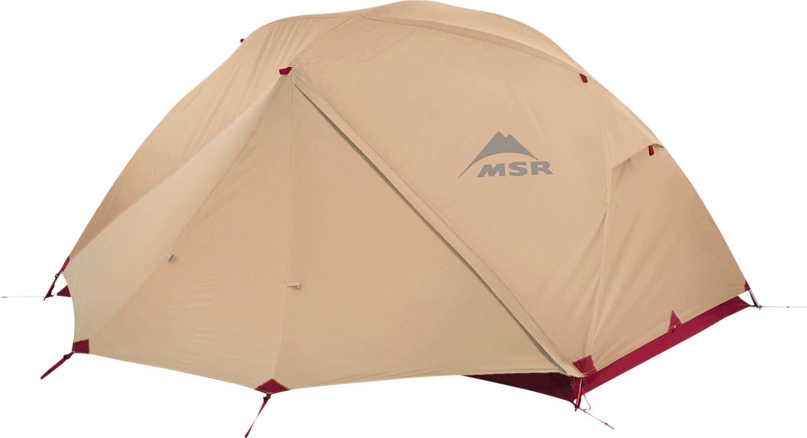 楽天松陰屋 楽天市場店エムエスアール（MSR） アウトドア キャンプ 登山 バックパッキングテント グランドシート（フットプリント）付 エリクサ-2 タン （2人用） タン 軽量 【日本正規品】 37073