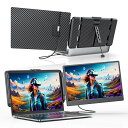 デュアルディスプレイ ダブルモニター 、120%sRGB 75%NTSC超広色域 14インチ FHDデュアルスクリーンノートパソコンディスプレイエクスパンダ、1080P IPSノートパソコンディスプレイエクスパンダデュアルスクリーン、ノートパソコン13-1