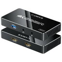C.AMOUR 2024 キャプチャーボード 4K 60FPS パススルー Switch対応 1080P 60FPS キャプチャー USB3.0 ビデオキャプチャー Switch PS3 PS4 PS5 Xbox ゲーム配信 画面共有 録画 配信用 撮像