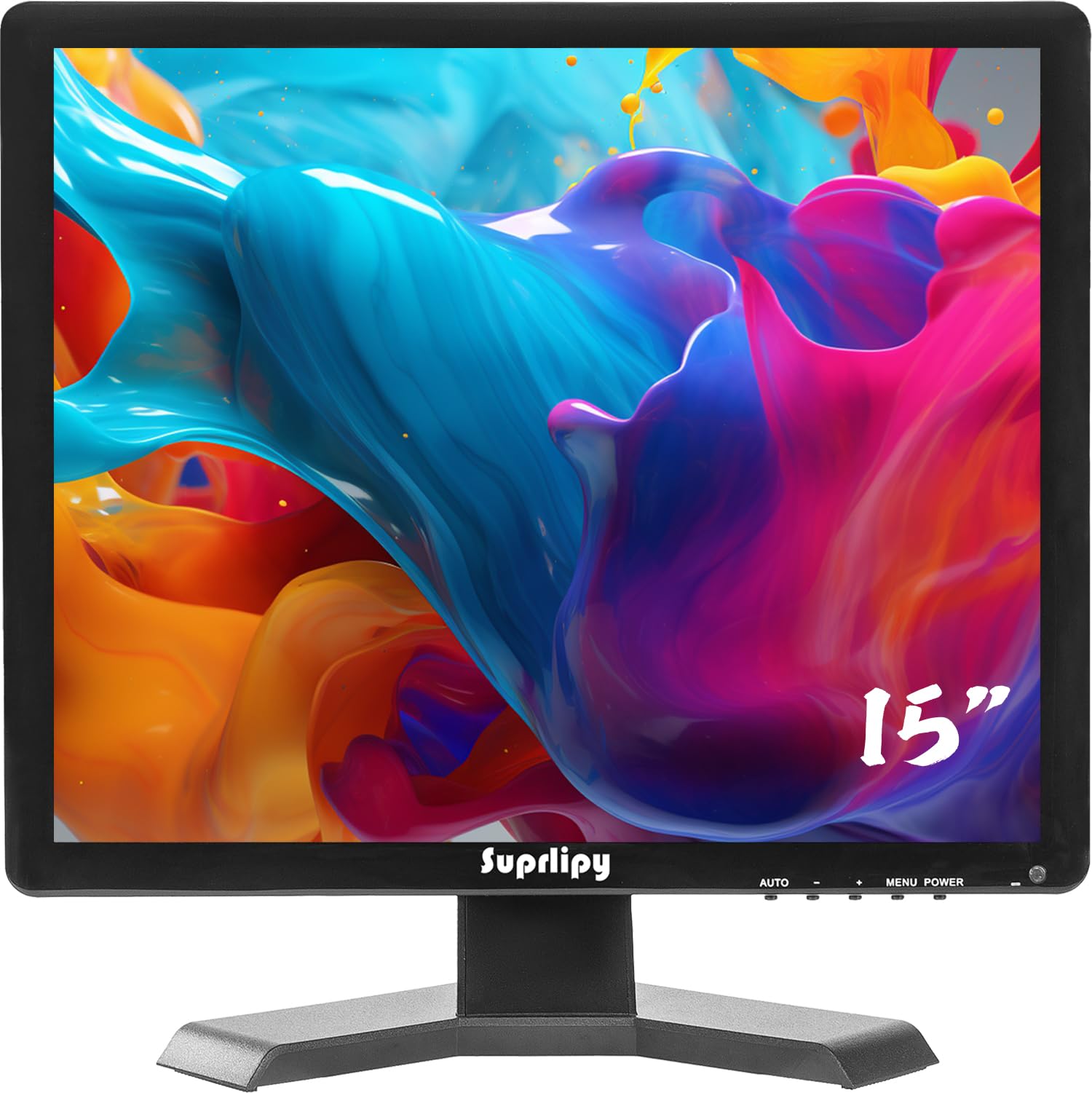 Suprlipy 15TFT LCDCCTV˥ 1024x768 4:3  顼ǥץ쥤꡼ HDMI/V...