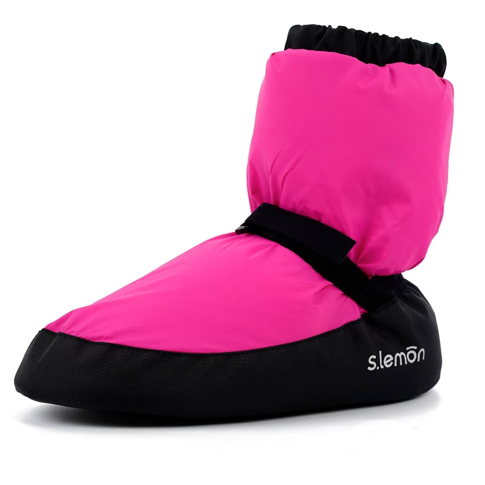 [s.lemon] バレエ ウォーム アップ ブーツ子供大人ブーティー バレエ 薔薇 2XS