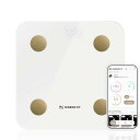 MIRROR FIT. スマート 体組成計 白 体重計 スマホ連動 ヘ...(3)