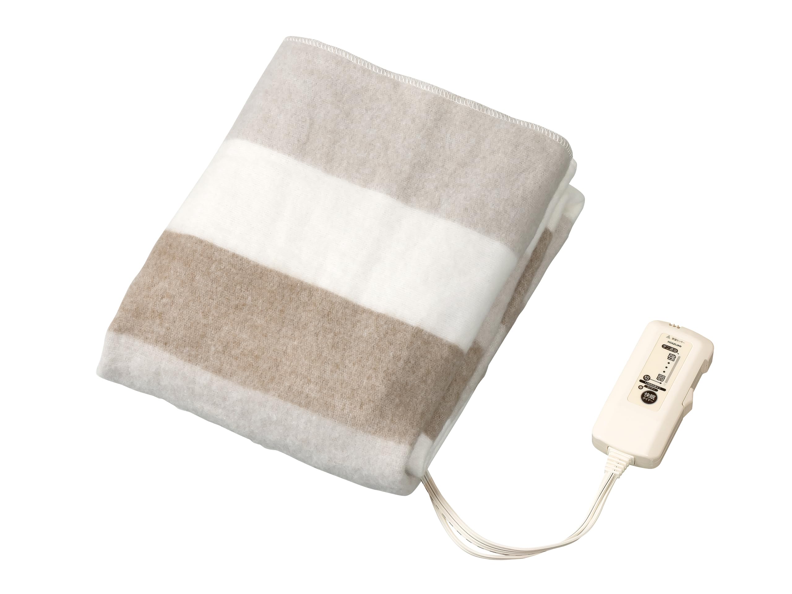 樂天商城 - コイズミ 電気毛布 敷毛布 快眠タイマー付き 丸洗い可 140×80cm KDS-50238T