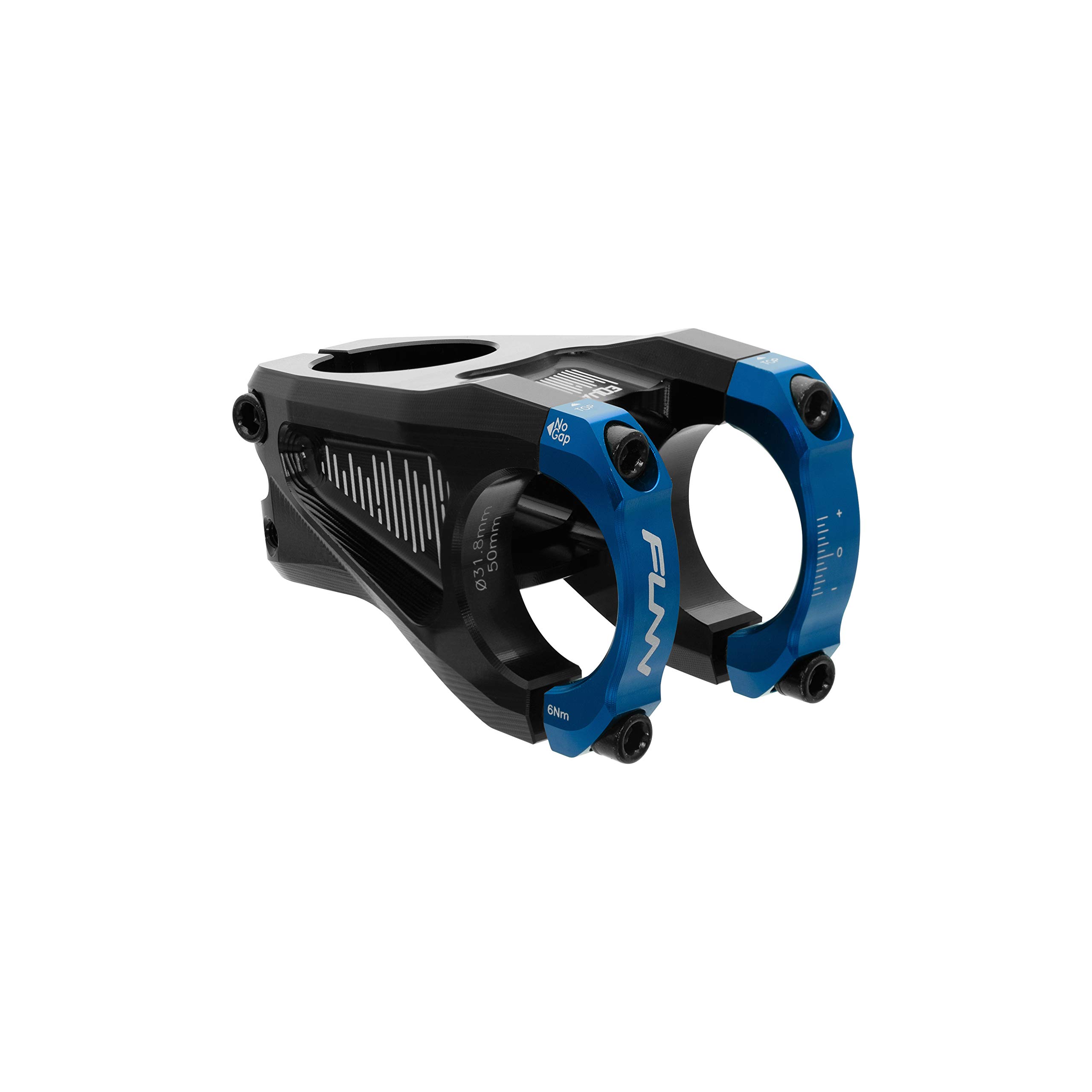 樂天商城 - Funn イコライザ（Equalizer） MTB ステム 31.8 mm × 長さ 50mm ステム - クランプ直径：31.8mm - マウンテンバイク BMX 自転車 に適用 バイク ハンドル ステム (ブルー)