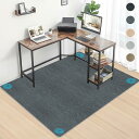 【 限定ブランド】デスク チェアマット【大判サイズ160×140cm 】WEIDUOYI 厚さ4mm 床保護マット ダイニングマット ゲーミングチェア 床保護 傷防止吸着 床マット 騒音対策 滑り止め カット自由床暖房対応 一年保証(濃い灰色)