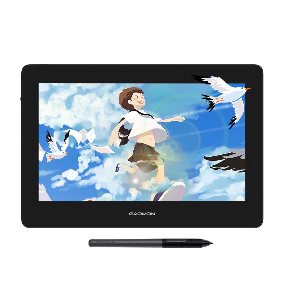 GAOMON 液タブ 13.3インチ 86%NTSC フルラミネーション 液晶タブレット 筆圧8192レベル 傾き検知 windows/mac/android対応 絵描き/イラスト/デザイン/ゲーム/オンライン授業 液晶ペンタブレッ…